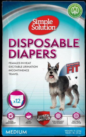 Disposable Diapers Medium (12P)